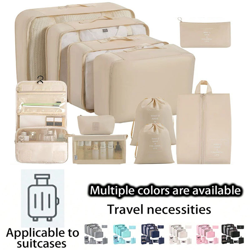 Travel Packing Cube - Travel Storage Bags Set 7/8/9/10-Piece Digital