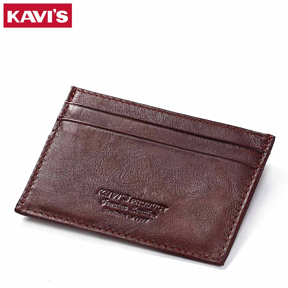 Travel Wallet Slim - New Slim 100% Cowhide Leather Card