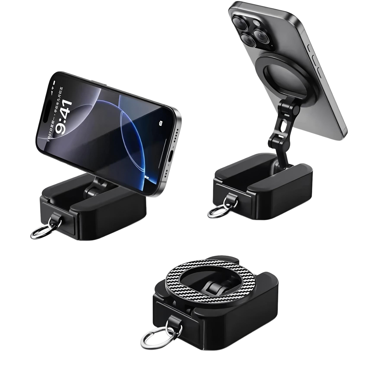 Phone Holder Airplane - Foldable Extendable Magnetic Phone Stand Portable