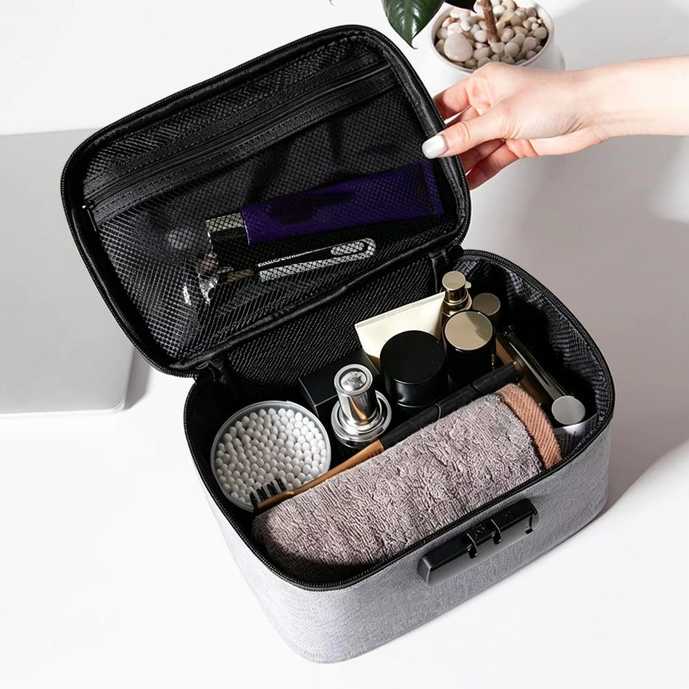Travel Ziplock Bags - Oxford Fabric Password Lock Bag Waterproof