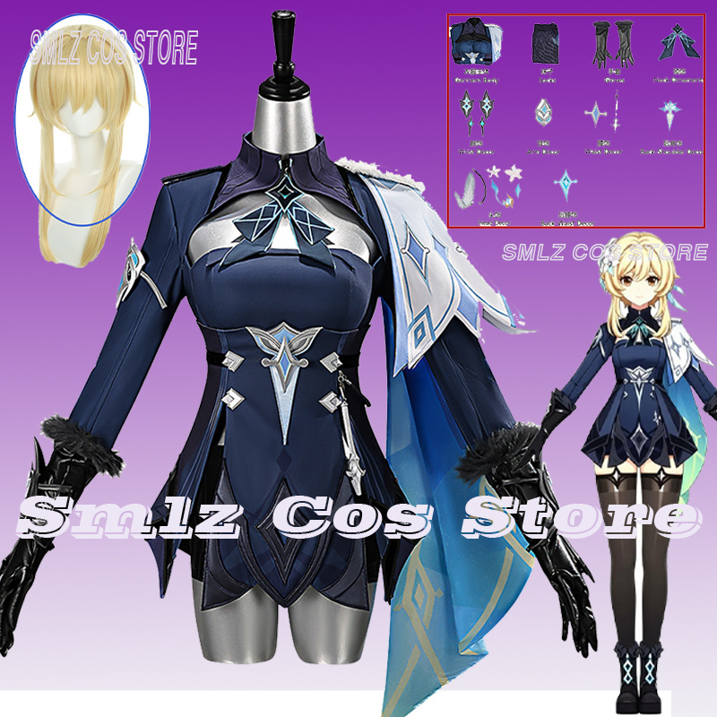 Travel Accessories For Women - 2026 Genshin Impact Traveler Lumine Cosplay