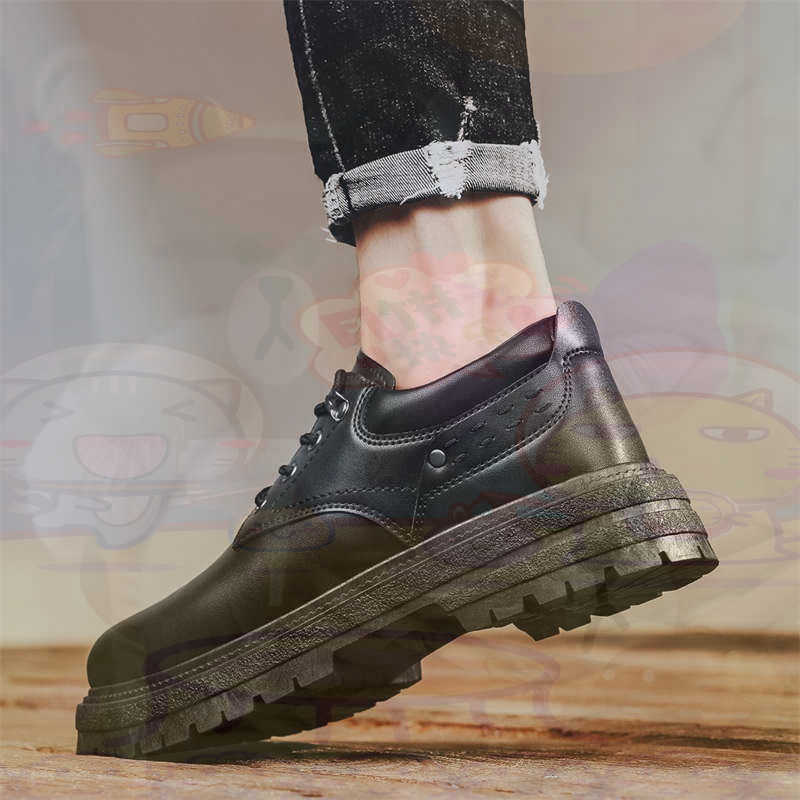 Travel Accessories For Train - Dark Natural Leather Fashion Trainers Tennis