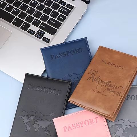 Travel Wallet Slim - Unisex PU Leather Passport Cover Slim