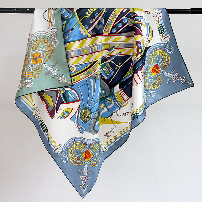 Travel Accessories For Women - 18MM Silk Scarf Women Hand Rolled