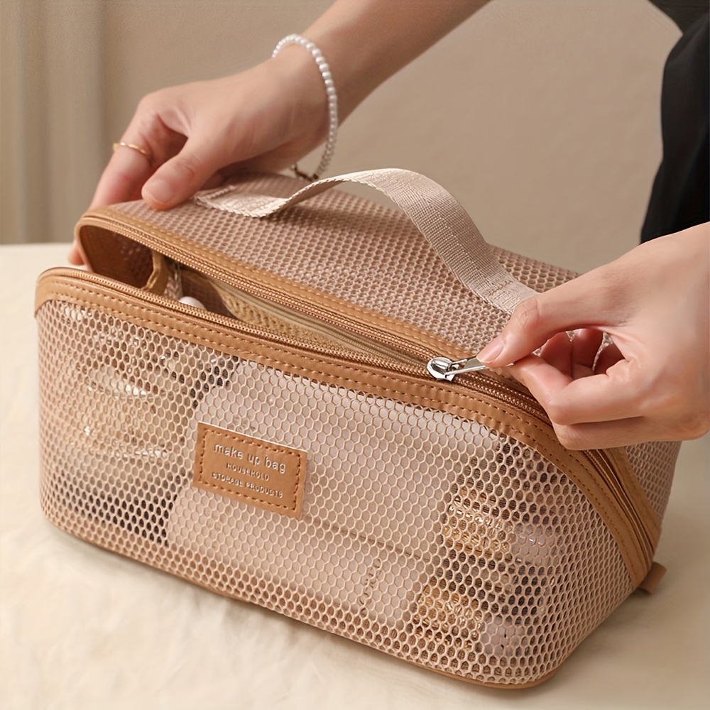 Travel Ziplock Bags - Female Makeup Organizer Toiletry Kit Bag