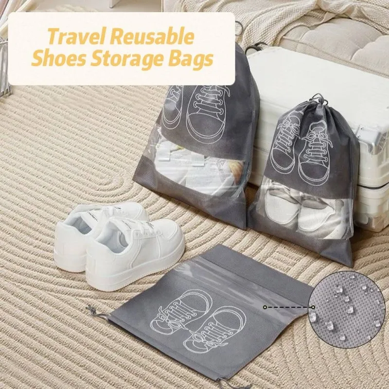 Shoe Bag Travel - 1-30PCS Shoes Storage Organizer Bags Non-Woven