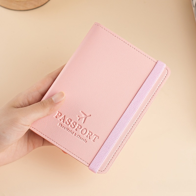 Travel Wallet Slim - PU Leather Passport Cover, Multi Functional