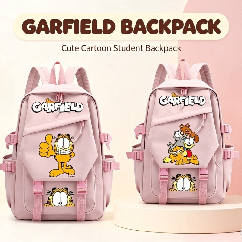 Travel Accessories Unisex - Garfield cartoon cute student lightweight schoolbag