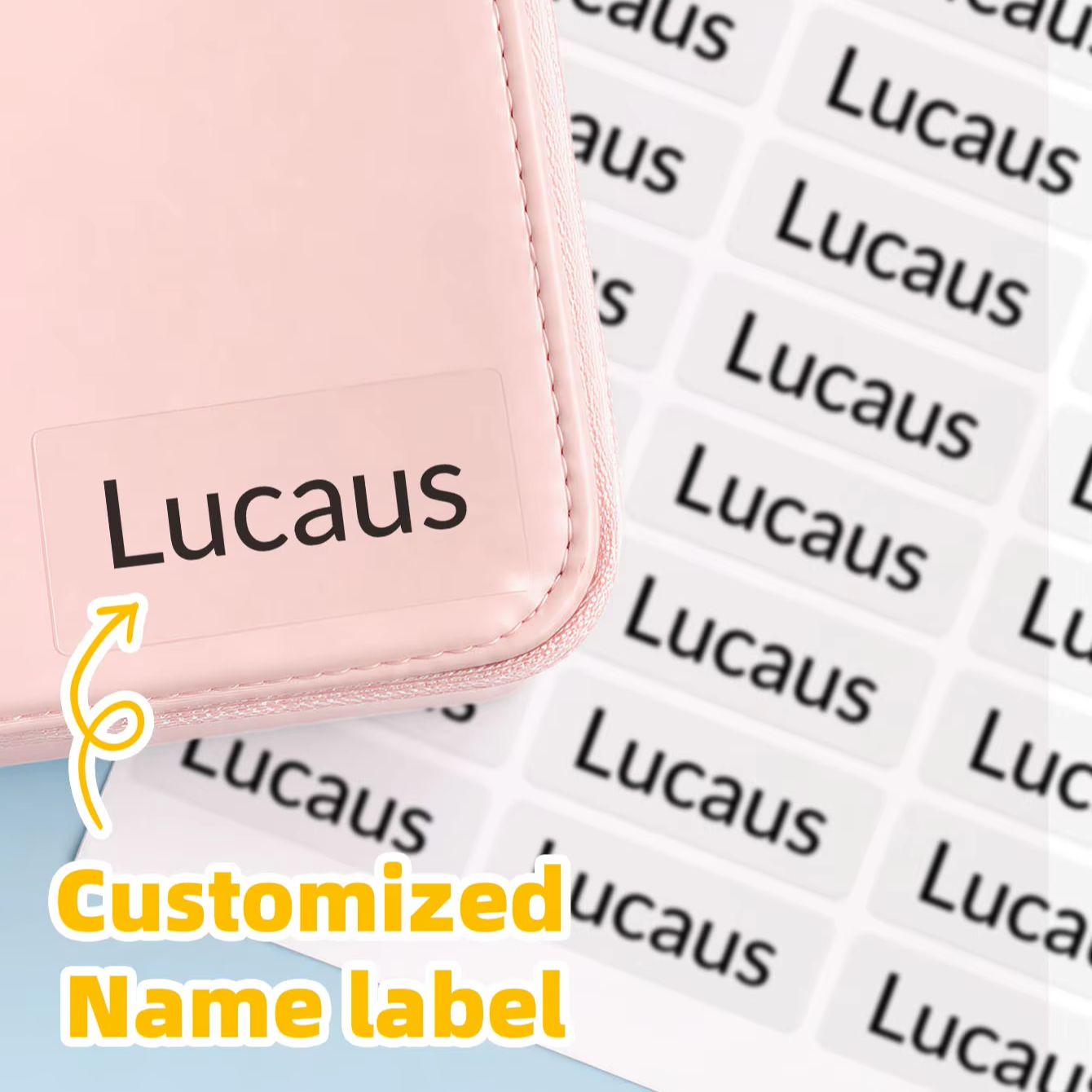Travel Packing Cube - 1-240PCS Custom Personalized Name Stickers for
