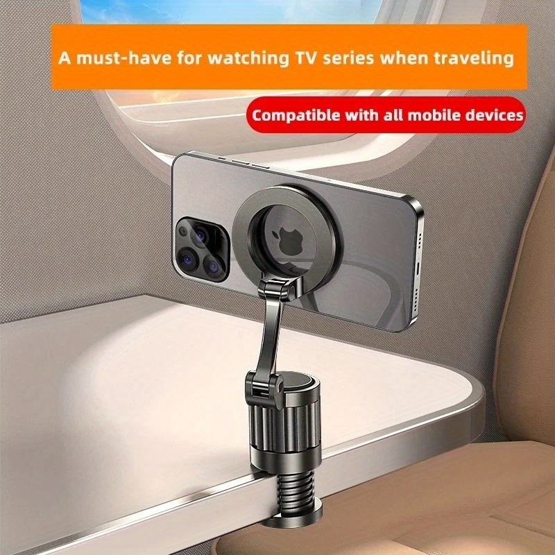 Phone Holder Airplane - Adjustable Multi-function Rotate Magnetic Phone Clip