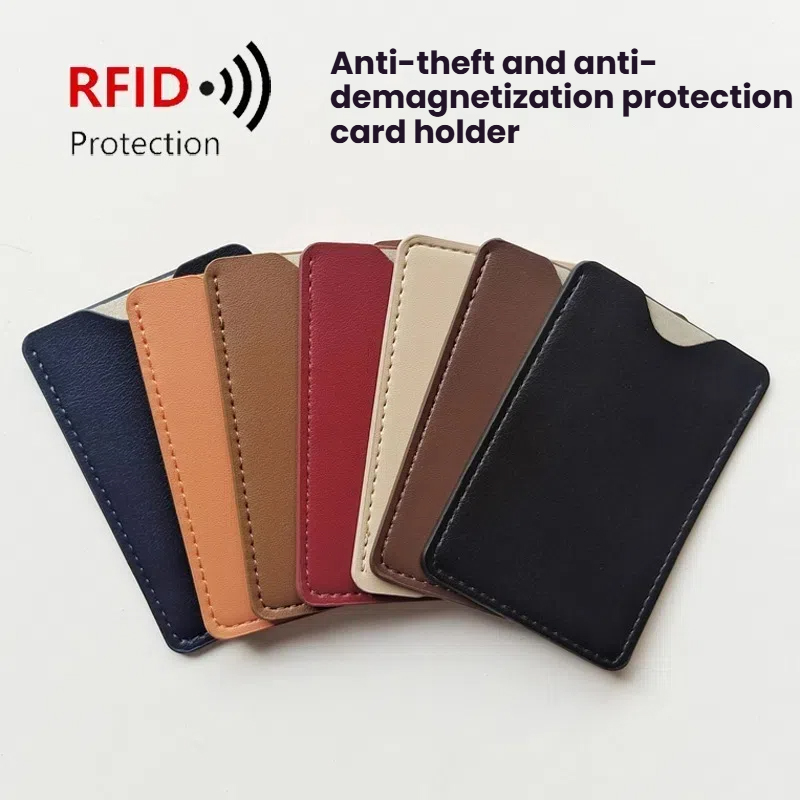 Travel Wallet Slim - Men Women PU Leather Classic RFID