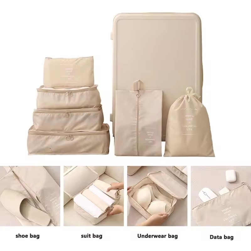 Travel Storage Bags Set 7/8/9/ - đánh giá và giá Travel Packing Cube