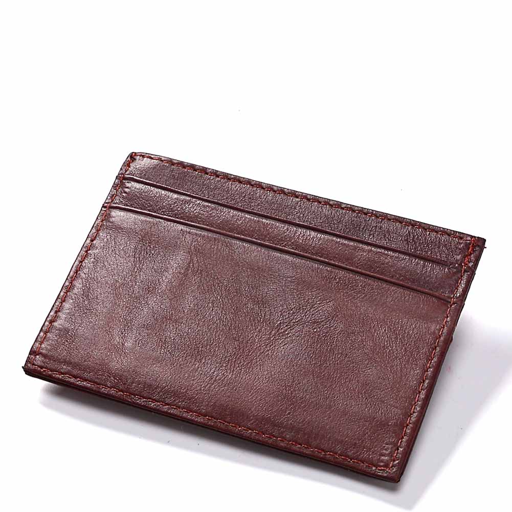 New Slim 100% Cowhide Leather  - đánh giá và giá Travel Wallet Slim