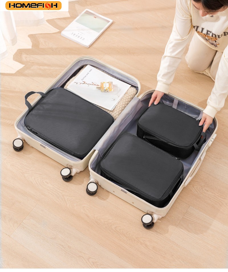 HOMEFISH 3Pcs/Set Travel Compr - đánh giá và giá Travel Packing Cube