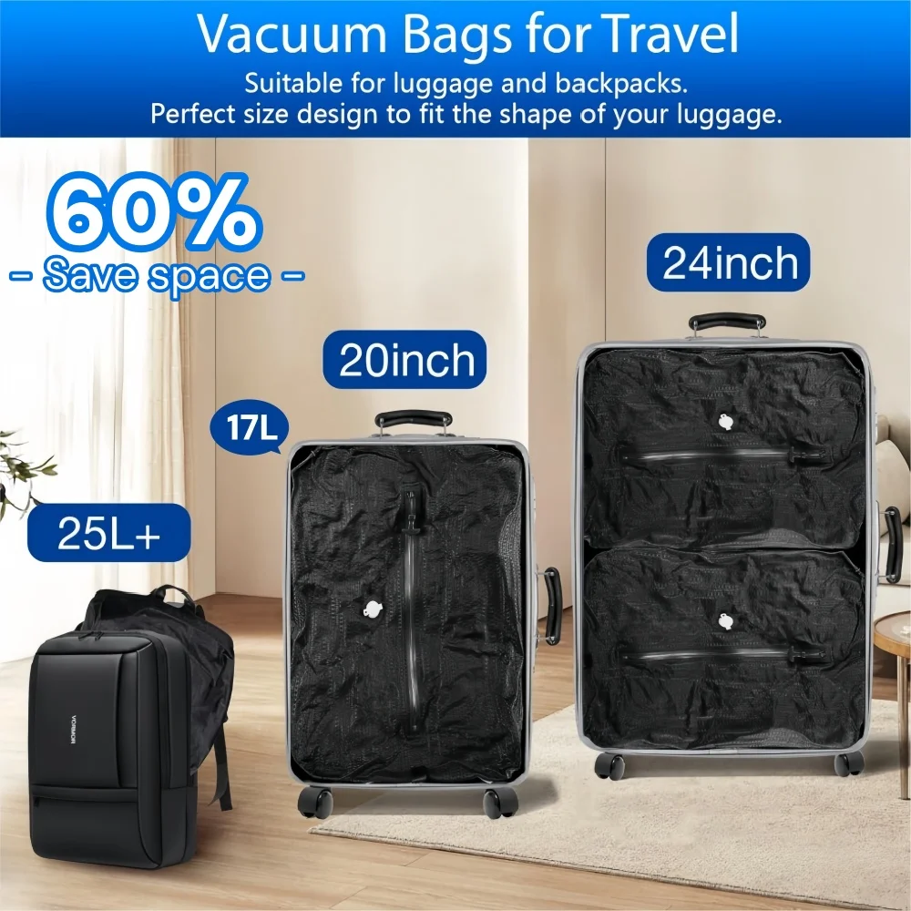 Travel Essentials Vacuum Stora - đánh giá và giá Travel Packing Cube