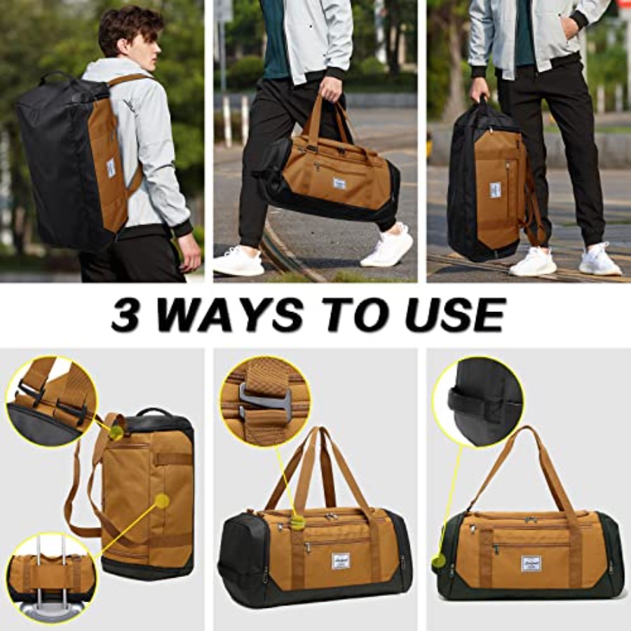 Travel Duffle Bag for men 40L  - đánh giá và giá Shoe Bag Travel
