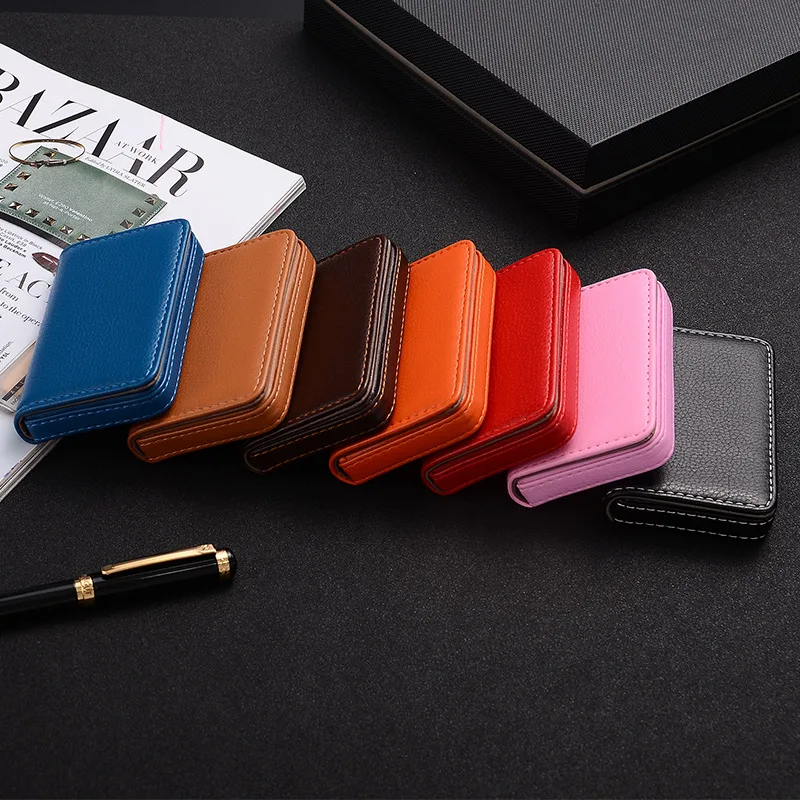 2026 PU Leather Business Card  - đánh giá và giá Travel Wallet Slim