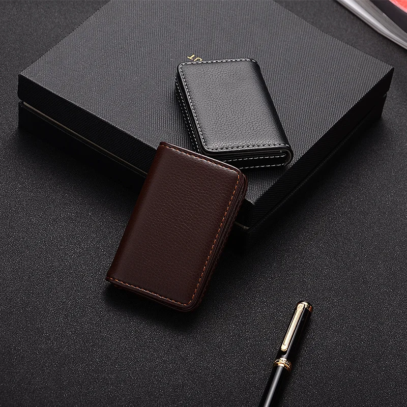 2026 PU Leather Business Card  - đánh giá và giá Travel Wallet Slim
