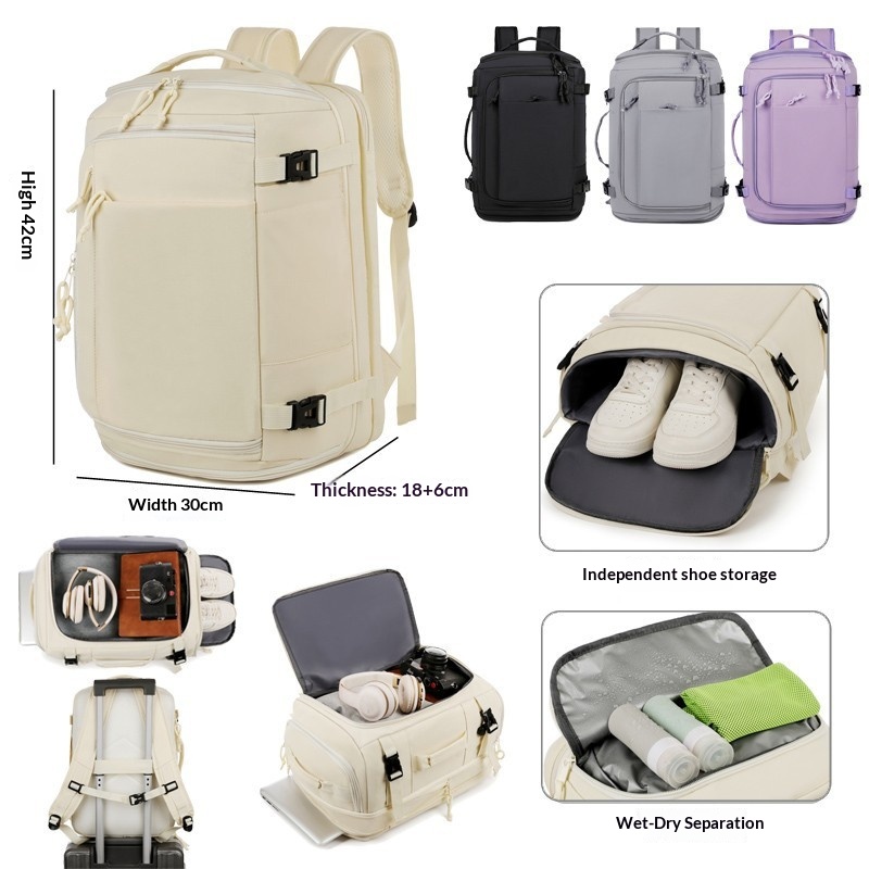 Travel Backpack Large Capacity - đánh giá và giá Travel Accessories Logo