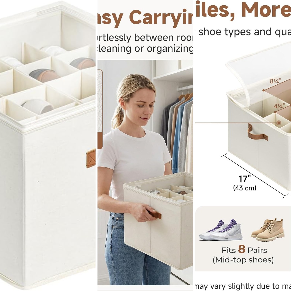 Shoe Organizer for Closet, Sho - đánh giá và giá Shoe Bag Travel