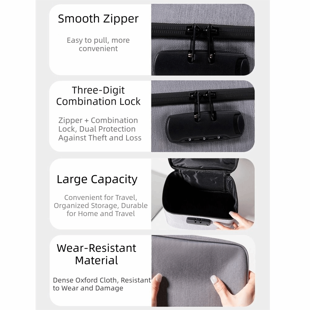 Oxford Fabric Password Lock Ba - đánh giá và giá Travel Ziplock Bags