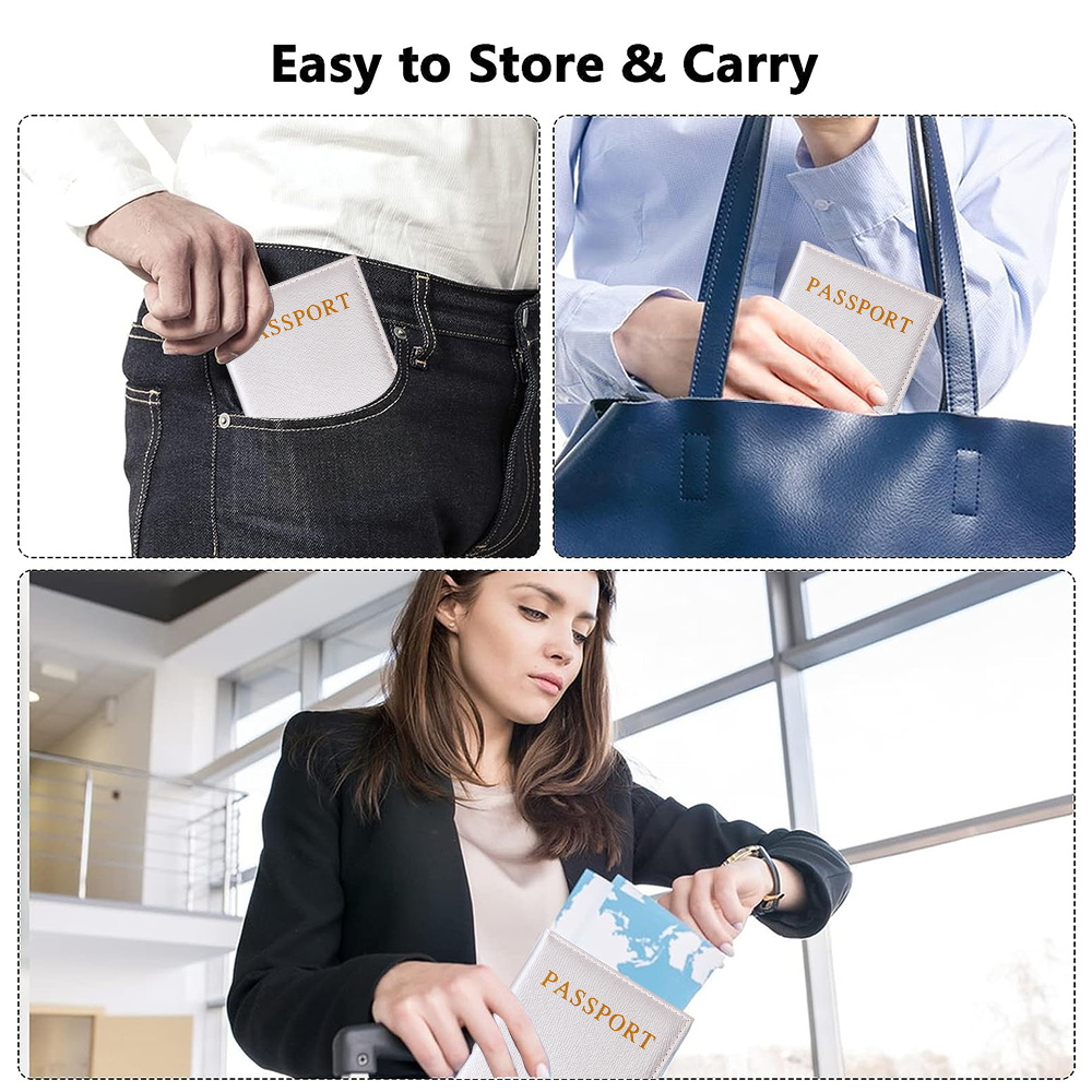 Passport Covers PU Leather Car - đánh giá và giá Travel Wallet Slim