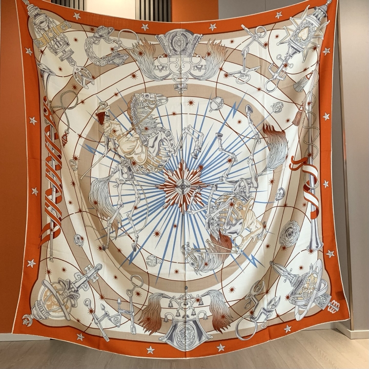 Luxury Brand Scarf Large Silk  - đánh giá và giá Travel Accessories For Women