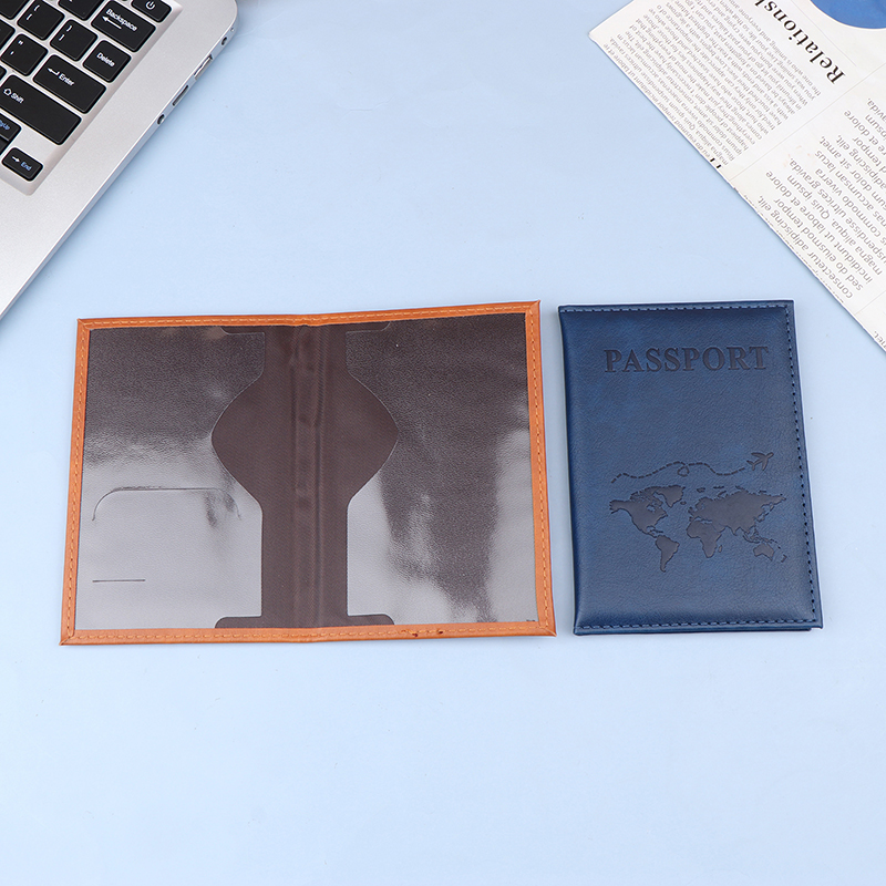 Unisex PU Leather Passport Cov - đánh giá và giá Travel Wallet Slim