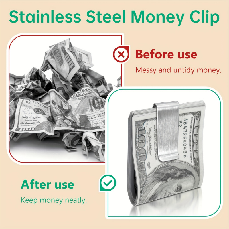 20PCS Stainless Steel Silver S - đánh giá và giá Travel Wallet Slim