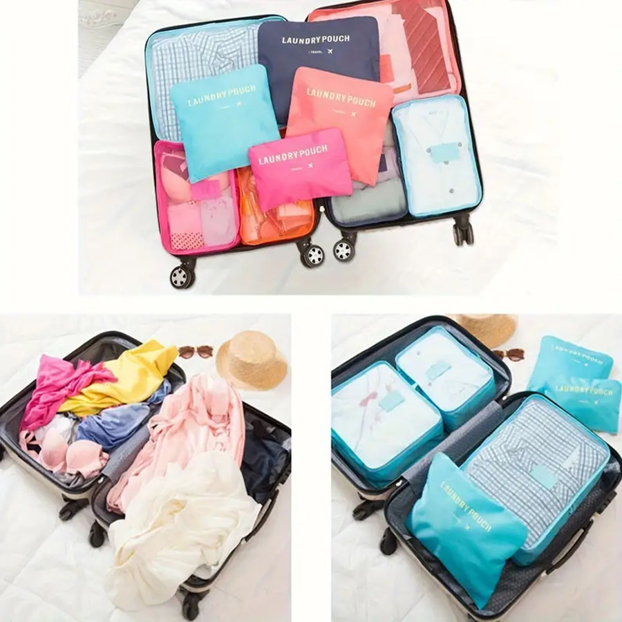 6pcs Travel Organizer Storage  - đánh giá và giá Travel Packing Cube