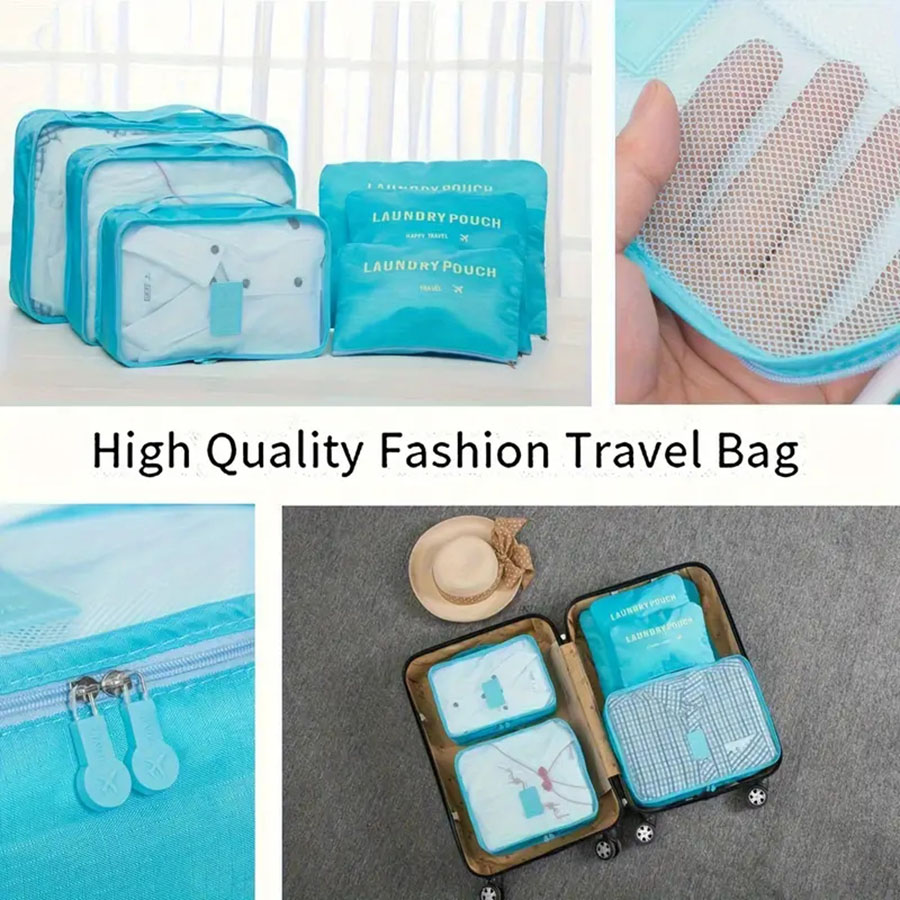 6pcs Travel Organizer Storage  - đánh giá và giá Travel Packing Cube