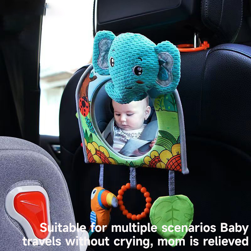 Baby Car Seat Mirror Toys Kids - đánh giá và giá Travel Accessories For Baby