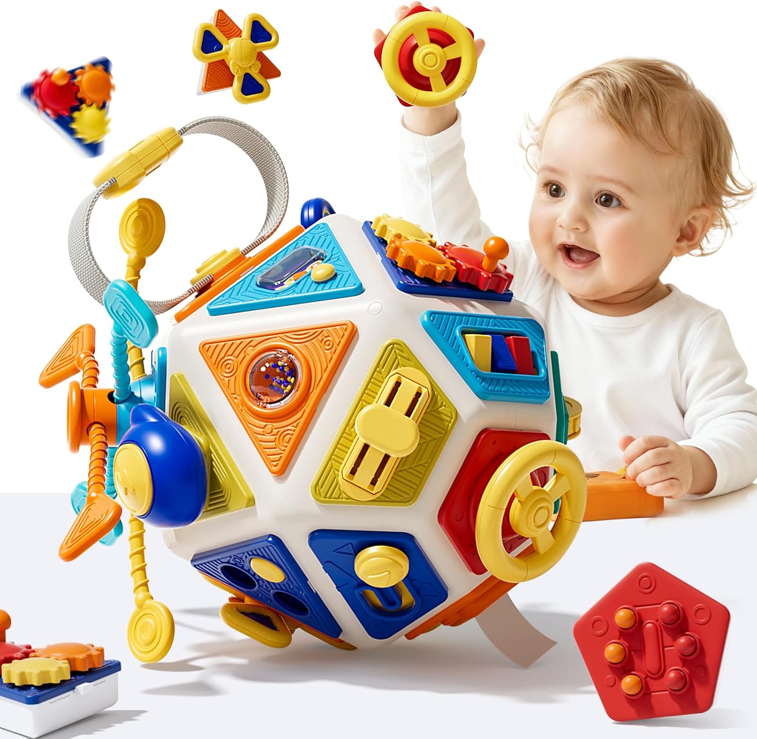Baby Busy Board Activity Cube  - đánh giá và giá Travel Accessories For Baby