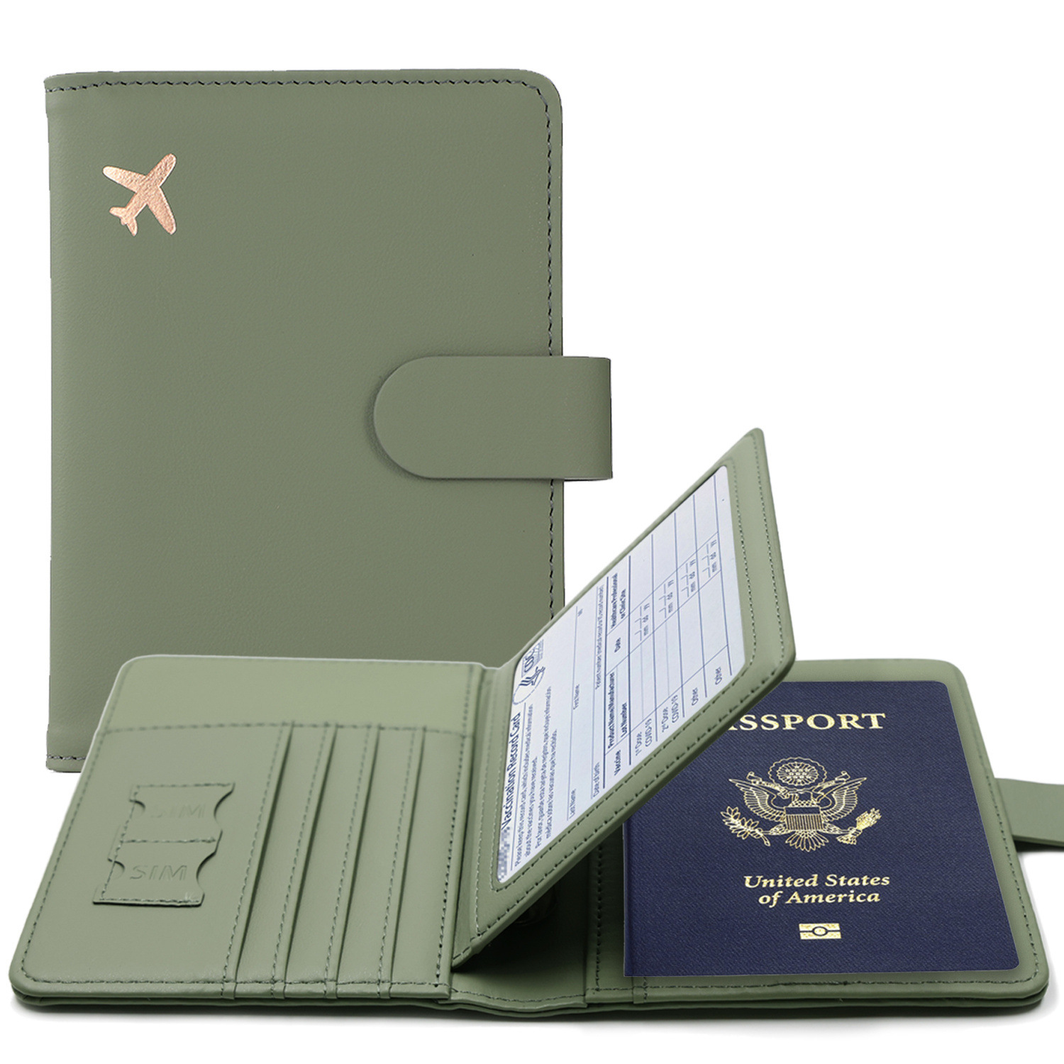 RFID Passport Cover Case Passp - đánh giá và giá Travel Accessories Wallet
