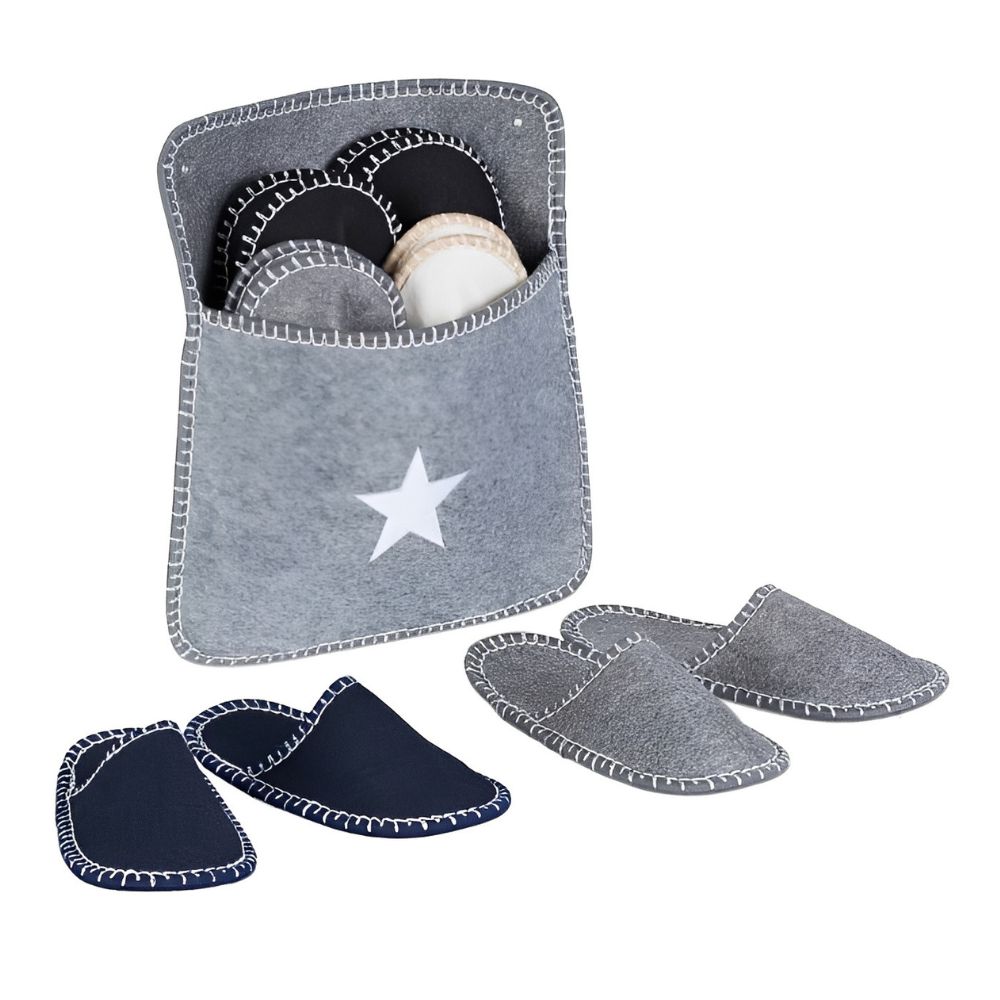 1 Set 6 Pairs Disposable Felt  - đánh giá và giá Shoe Bag Travel
