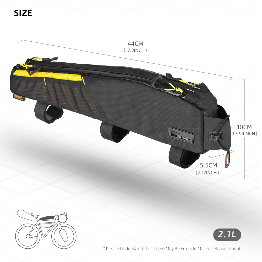 Rhinowalk Bicycle Top Tube Bag - đánh giá và giá Travel Accessories Youtube