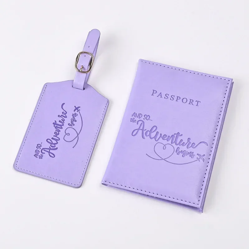 New Purple PU Leather Passport - đánh giá và giá Travel Accessories Wallet