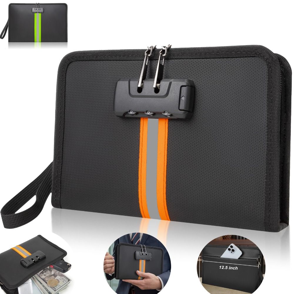 Fireproof Money Bag with Combi - đánh giá và giá Travel Ziplock Bags