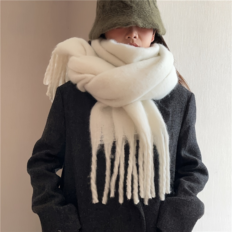 Elegant and thick winter scarf - đánh giá và giá Travel Accessories Unisex