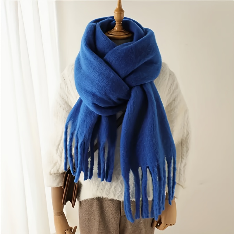 Elegant and thick winter scarf - đánh giá và giá Travel Accessories Unisex