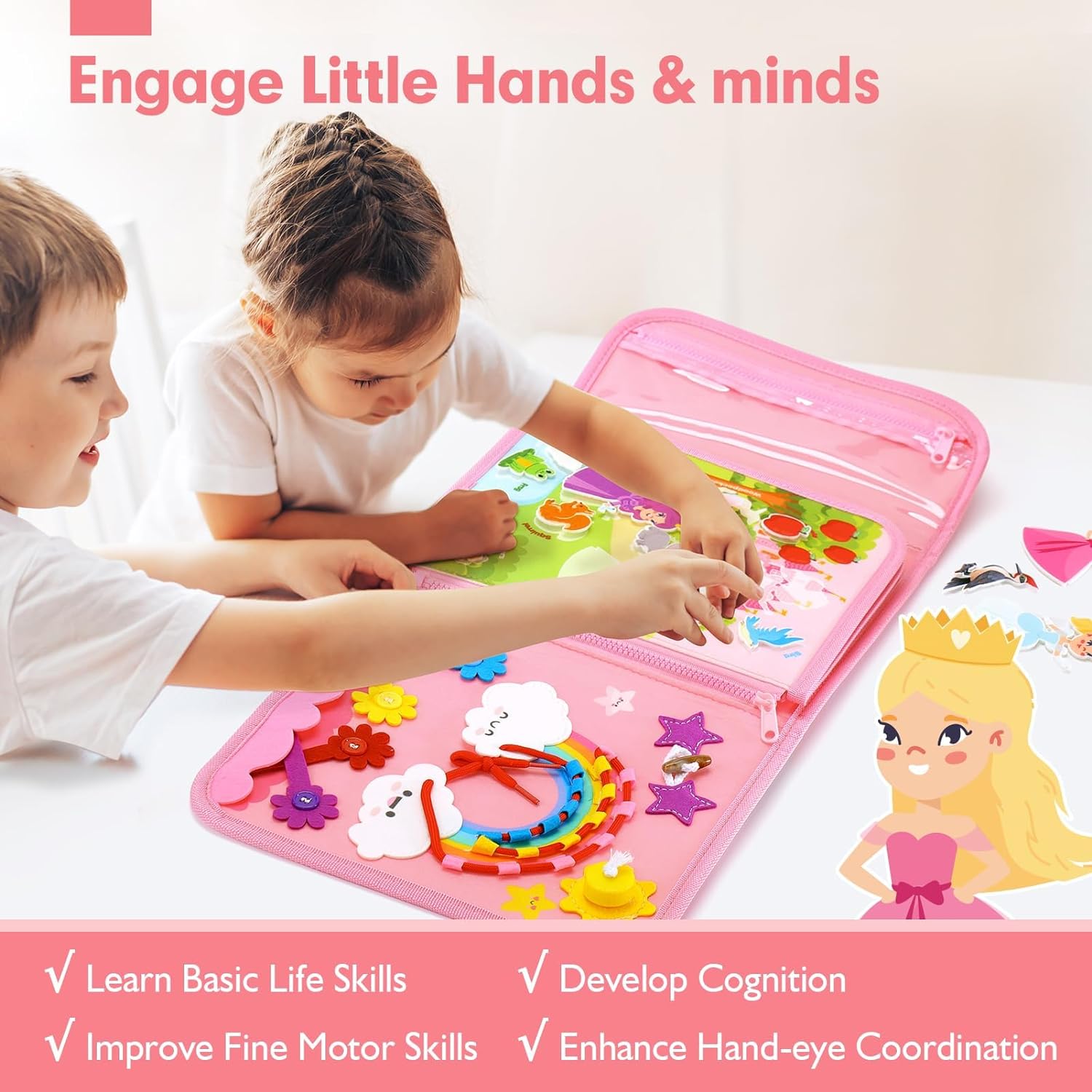 Toddler Busy Board Toys Montes - đánh giá và giá Travel Accessories For Baby