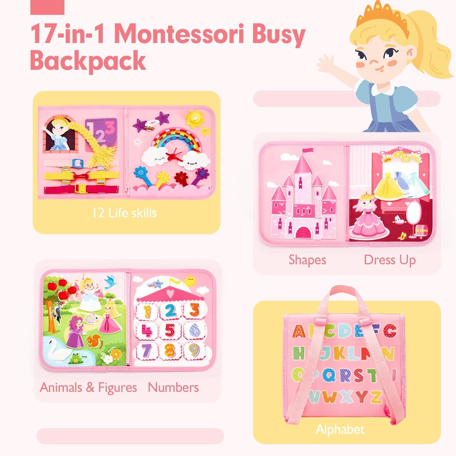 Toddler Busy Board Toys Montes - đánh giá và giá Travel Accessories For Baby