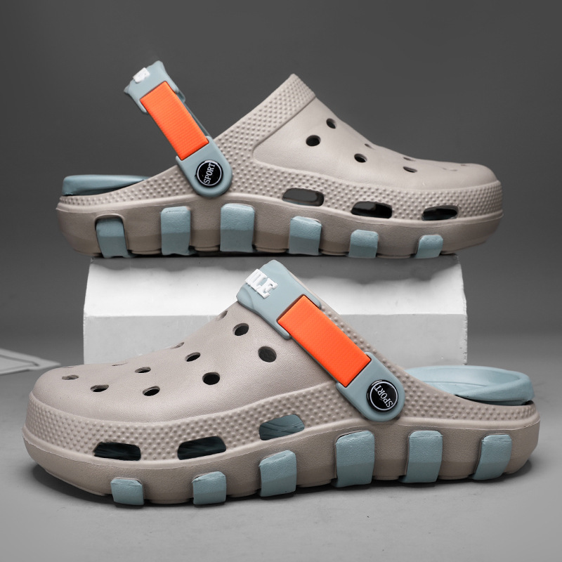 Summer new sandals men's hole  - đánh giá và giá Shoe Bag Travel