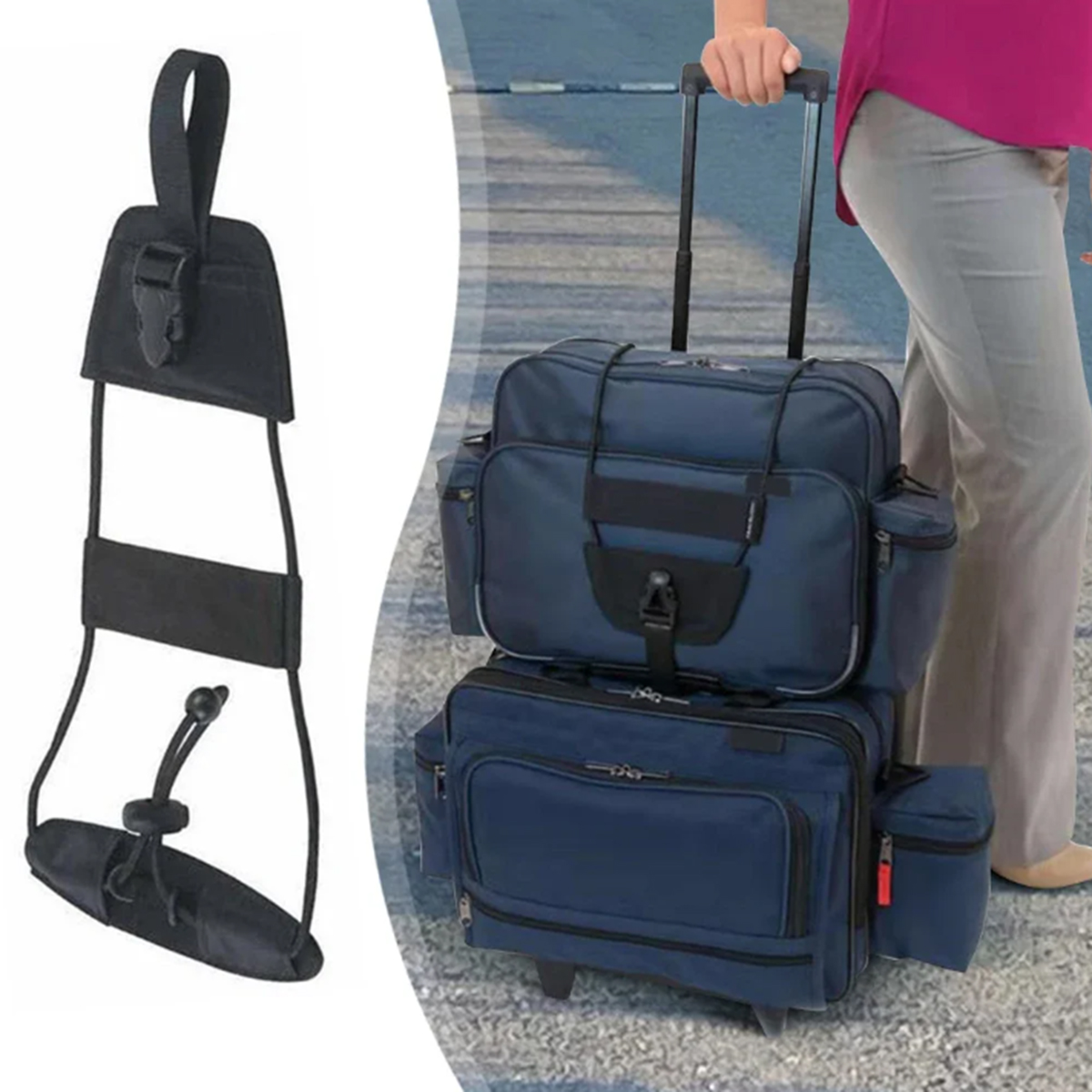 Travel Luggage Connecting Stra - đánh giá và giá Travel Accessories Logo