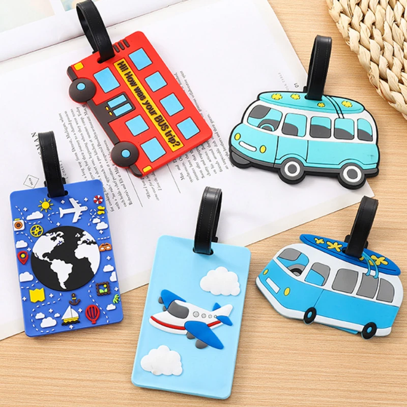 Cute Cartoon Cars PVC Silicone - đánh giá và giá Travel Accessories Logo