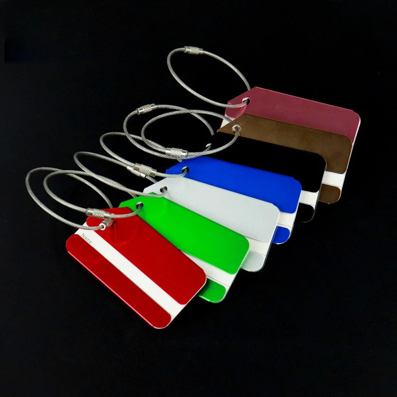 1pc Aluminum Alloy Luggage Tag - đánh giá và giá Travel Accessories For Train
