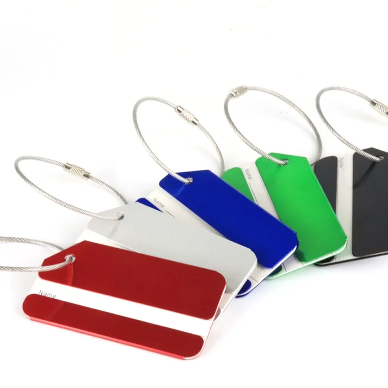 1pc Aluminum Alloy Luggage Tag - đánh giá và giá Travel Accessories For Train
