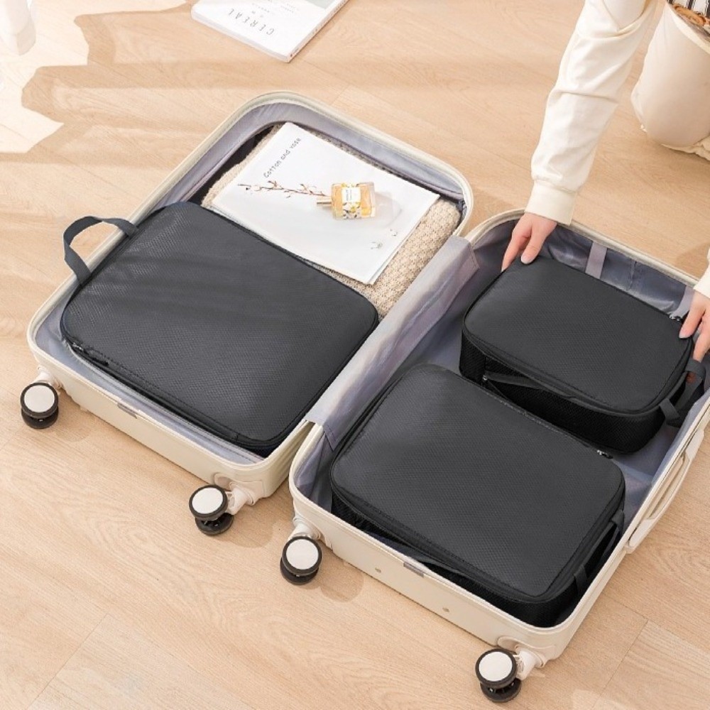 3 pcs/set Polyester Travel Com - đánh giá và giá Travel Packing Cube