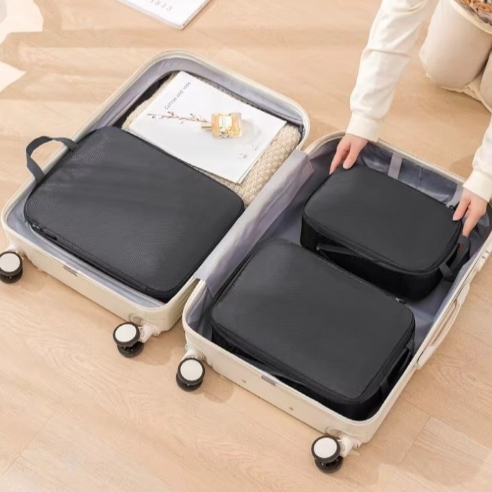 3 pcs/set Polyester Travel Com - đánh giá và giá Travel Packing Cube