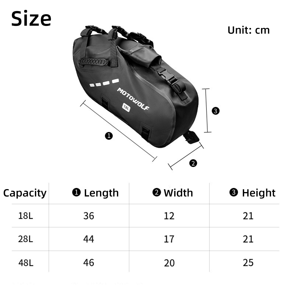 Waterproof Motorcycle Saddle B - đánh giá và giá Travel Accessories Logo